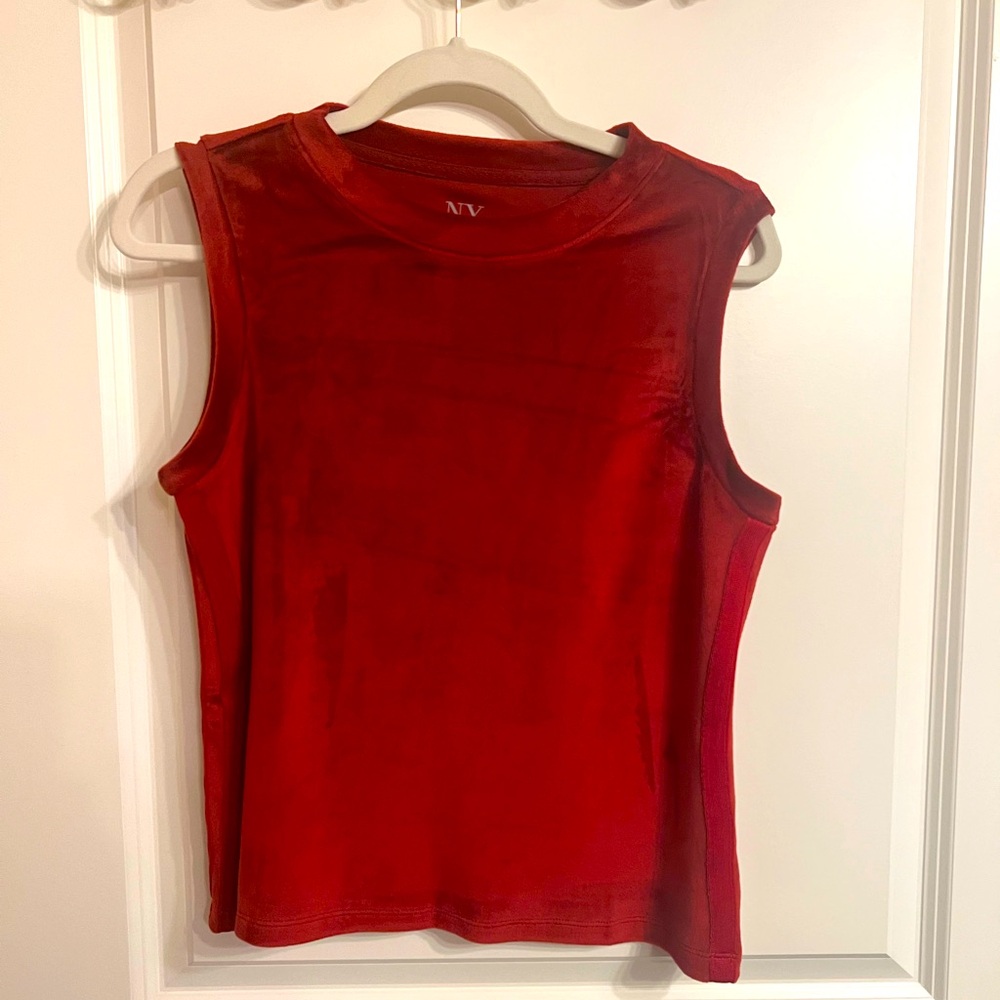 Women’s New York & Company Velour Tank Top Size Small